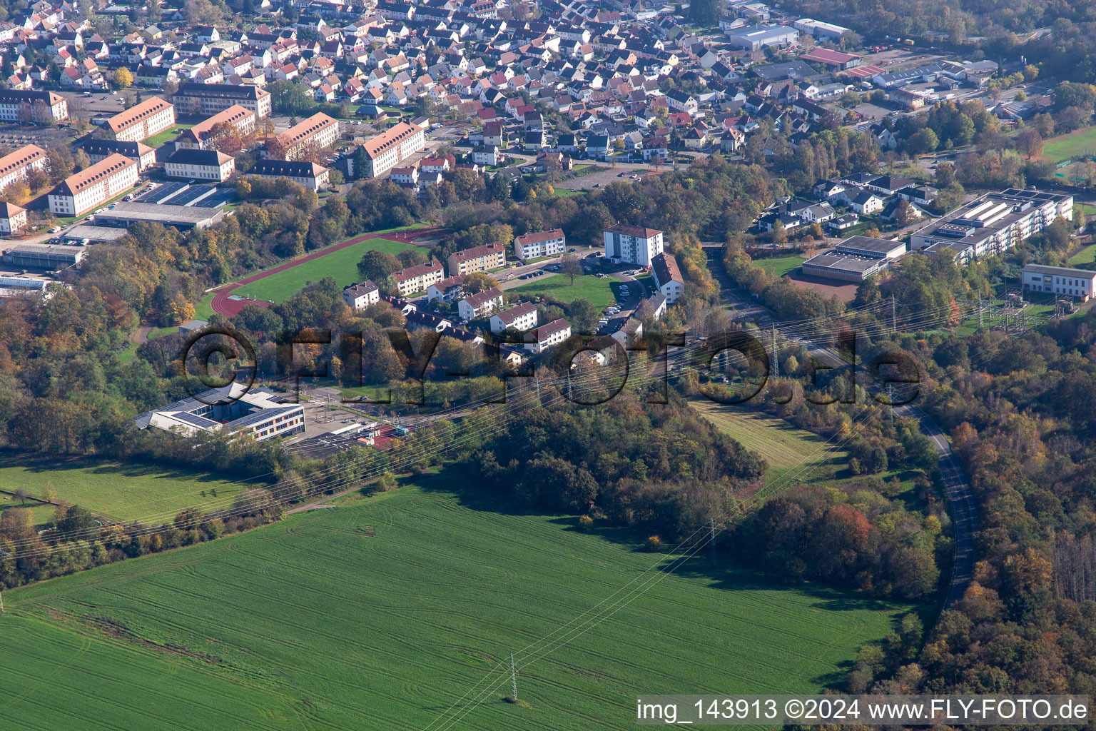 Mannlich-Realschule plus and Hofenfels Gymnasium in Zweibrücken in the state Rhineland-Palatinate, Germany