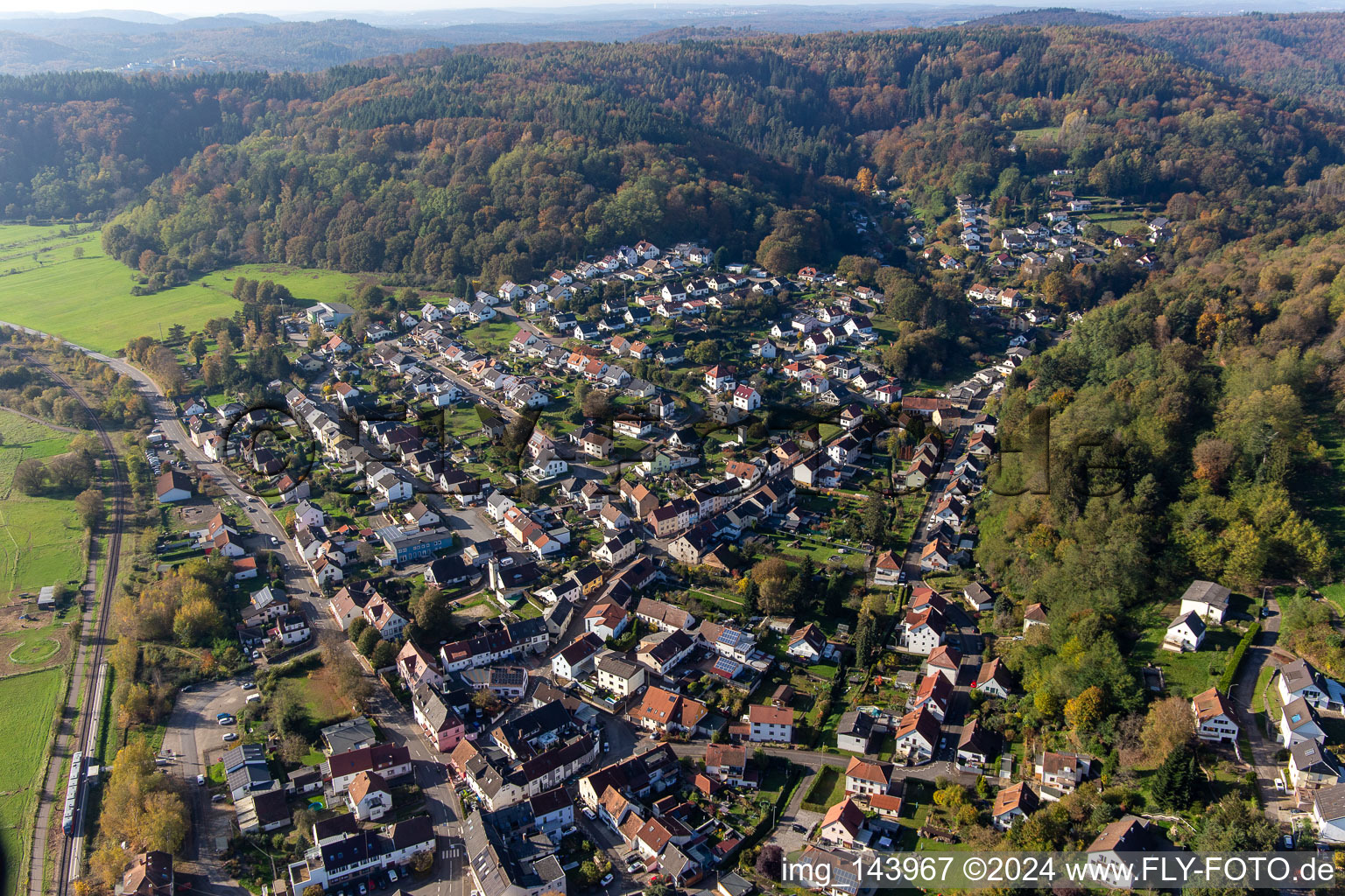 District Bierbach in Blieskastel in the state Saarland, Germany