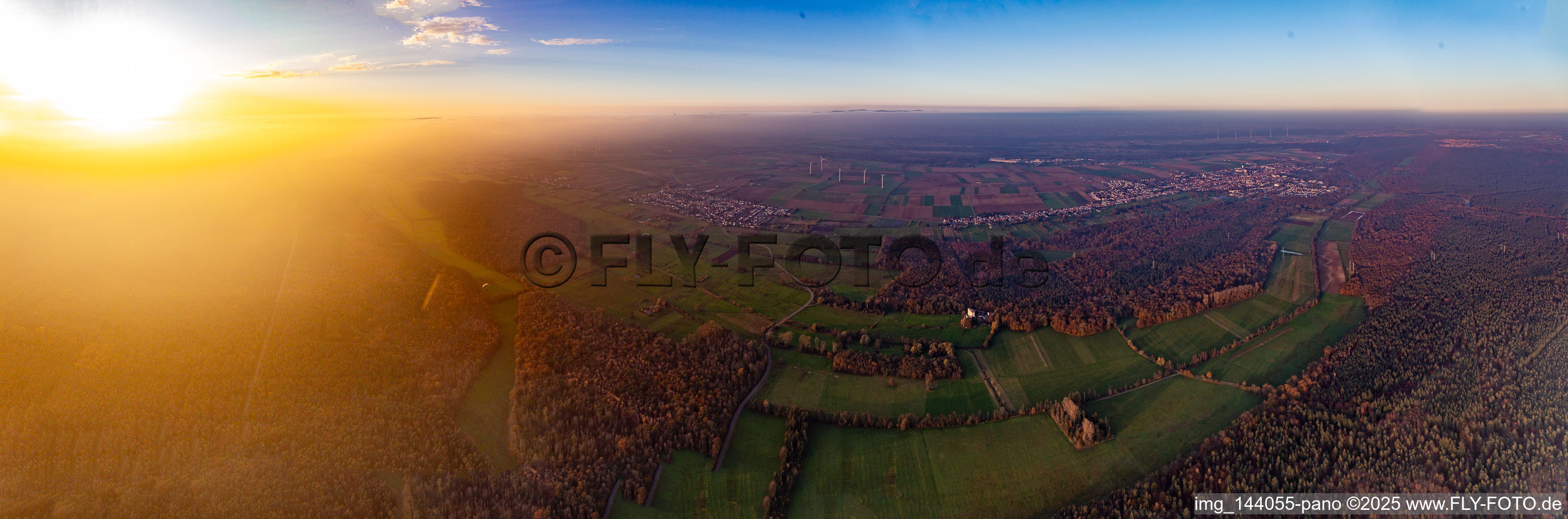 Otterbach lowland on the northern edge of the Bienwald between Minfeld and Kandel in Kandel in the state Rhineland-Palatinate, Germany