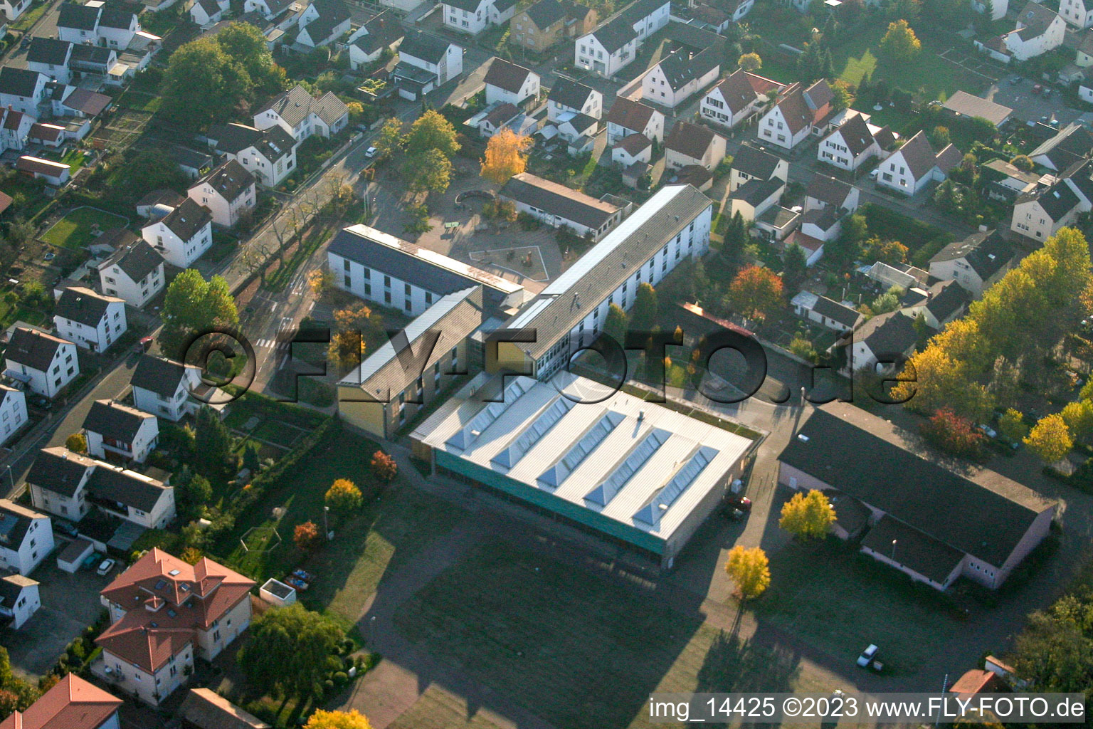 Primary school in the district Herxheim in Herxheim bei Landau in the state Rhineland-Palatinate, Germany