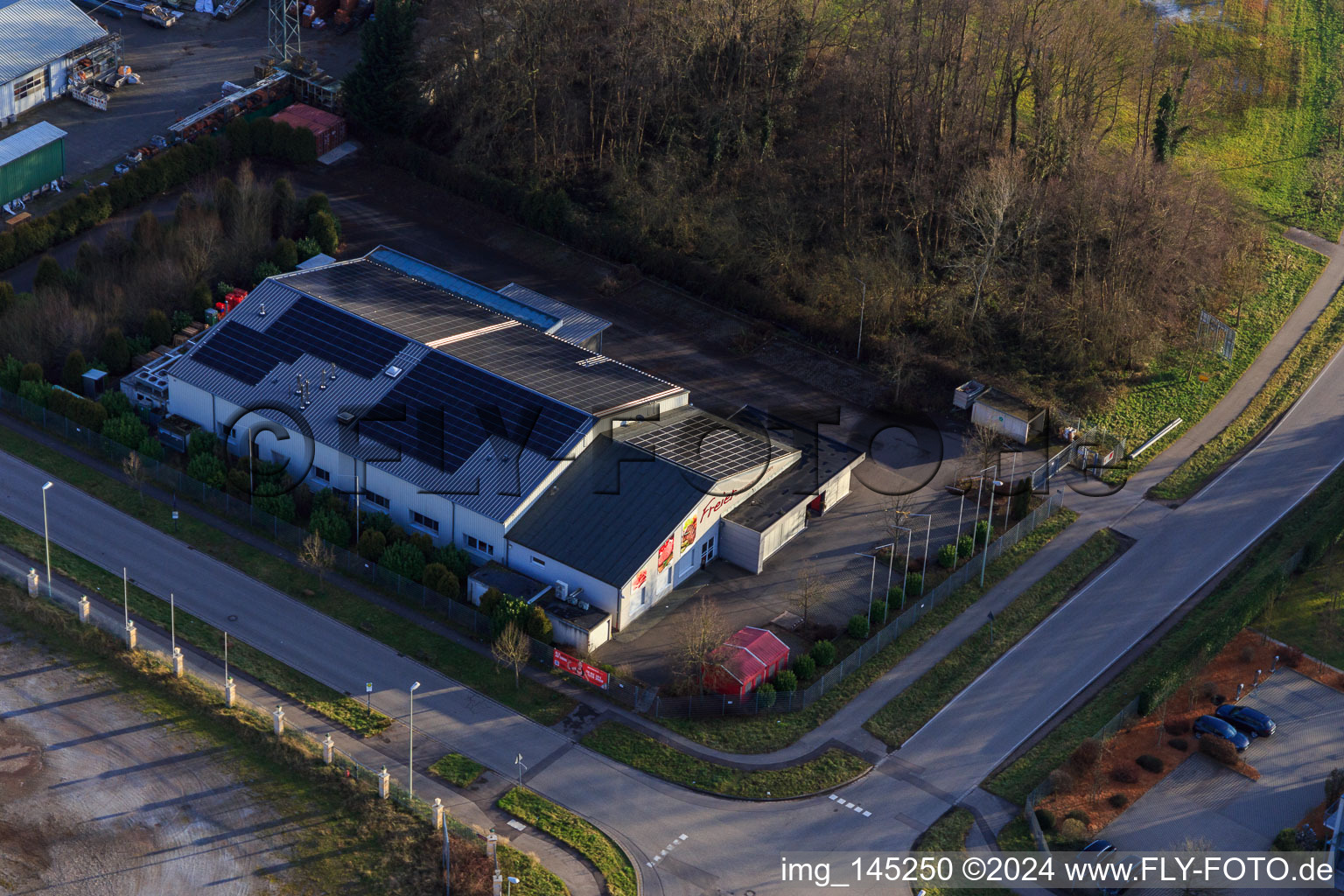 Freier Butchery GmbH in the district Minderslachen in Kandel in the state Rhineland-Palatinate, Germany