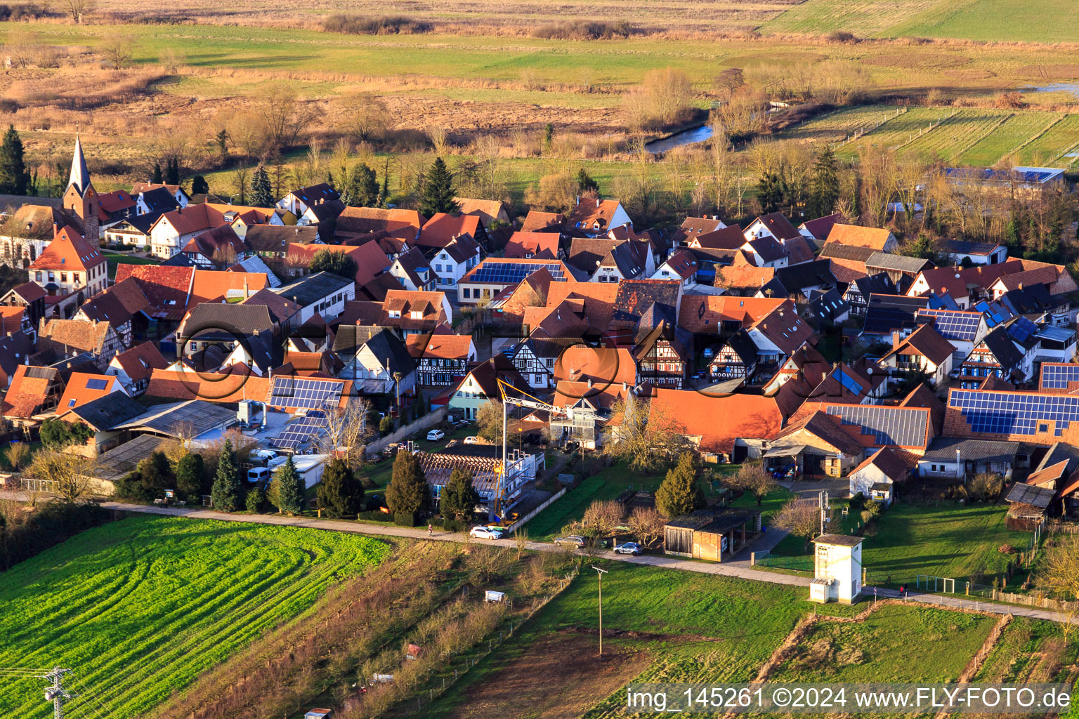 In the bell tithe in Winden in the state Rhineland-Palatinate, Germany out of the air