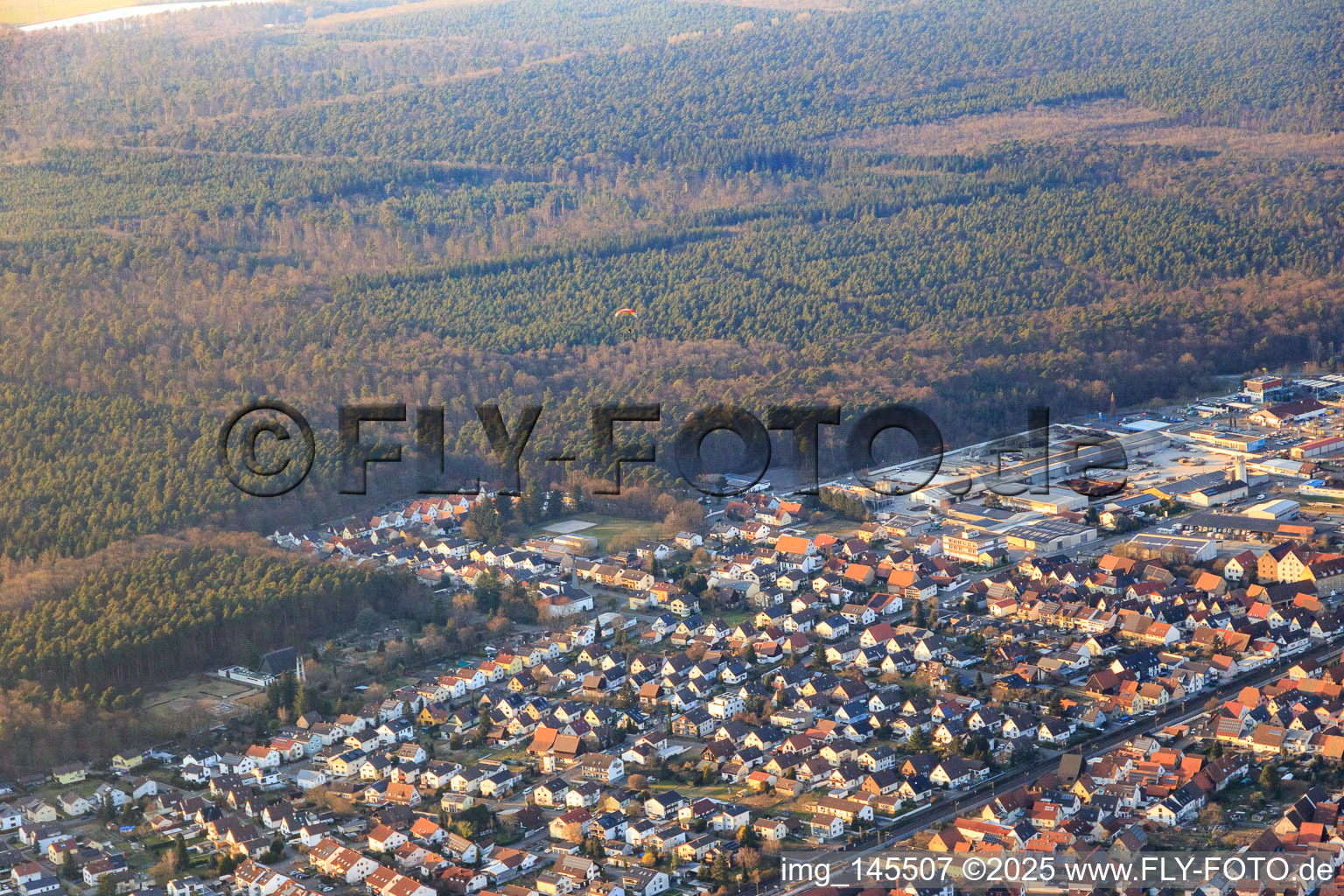 Jahnstr in the district Friedrichstal in Stutensee in the state Baden-Wuerttemberg, Germany