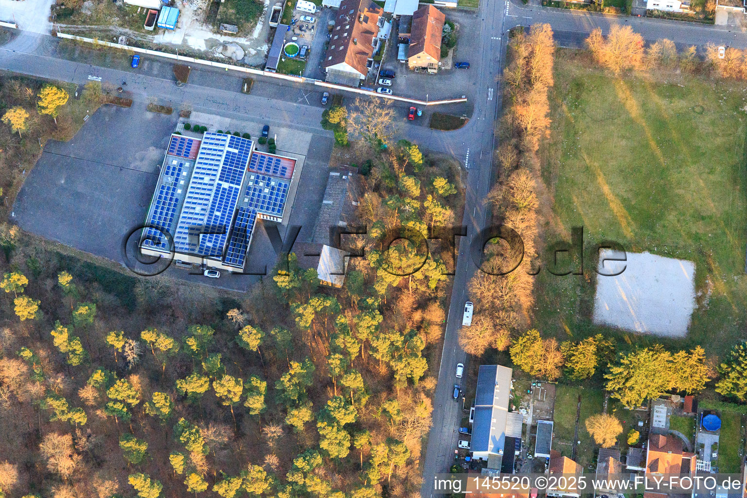 Singers' Hall in the district Friedrichstal in Stutensee in the state Baden-Wuerttemberg, Germany