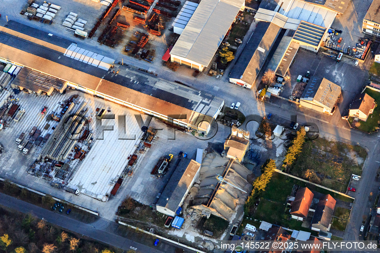 Niemann Lightweight Concrete GmbH in the district Friedrichstal in Stutensee in the state Baden-Wuerttemberg, Germany