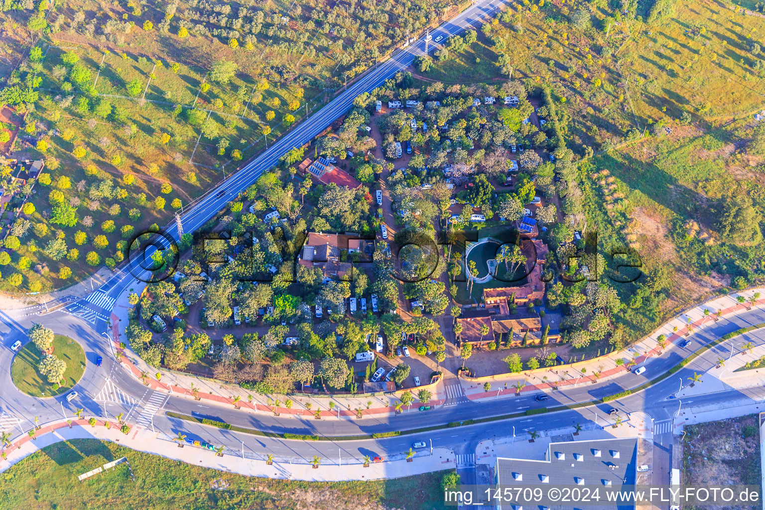 Camping Villas Sevilla in Dos Hermanas in the state Seville, Spain out of the air