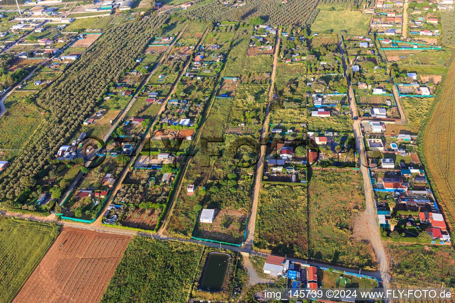 Wild settlement in Alcalá de Guadaíra in the state Seville, Spain
