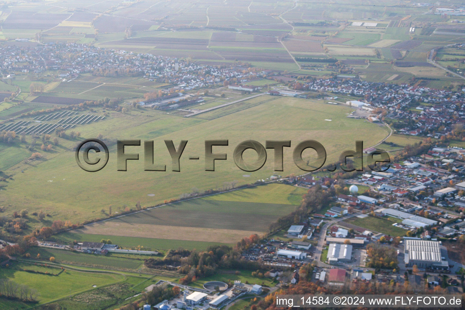 Lachen Airport-Speyerdorf in the district Speyerdorf in Neustadt an der Weinstraße in the state Rhineland-Palatinate, Germany