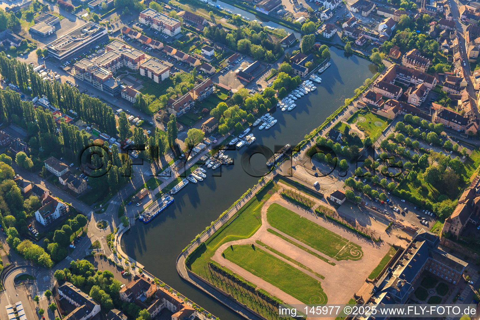 Park of the Château des Rohan at the Port de Saverne in Saverne in the state Bas-Rhin, France