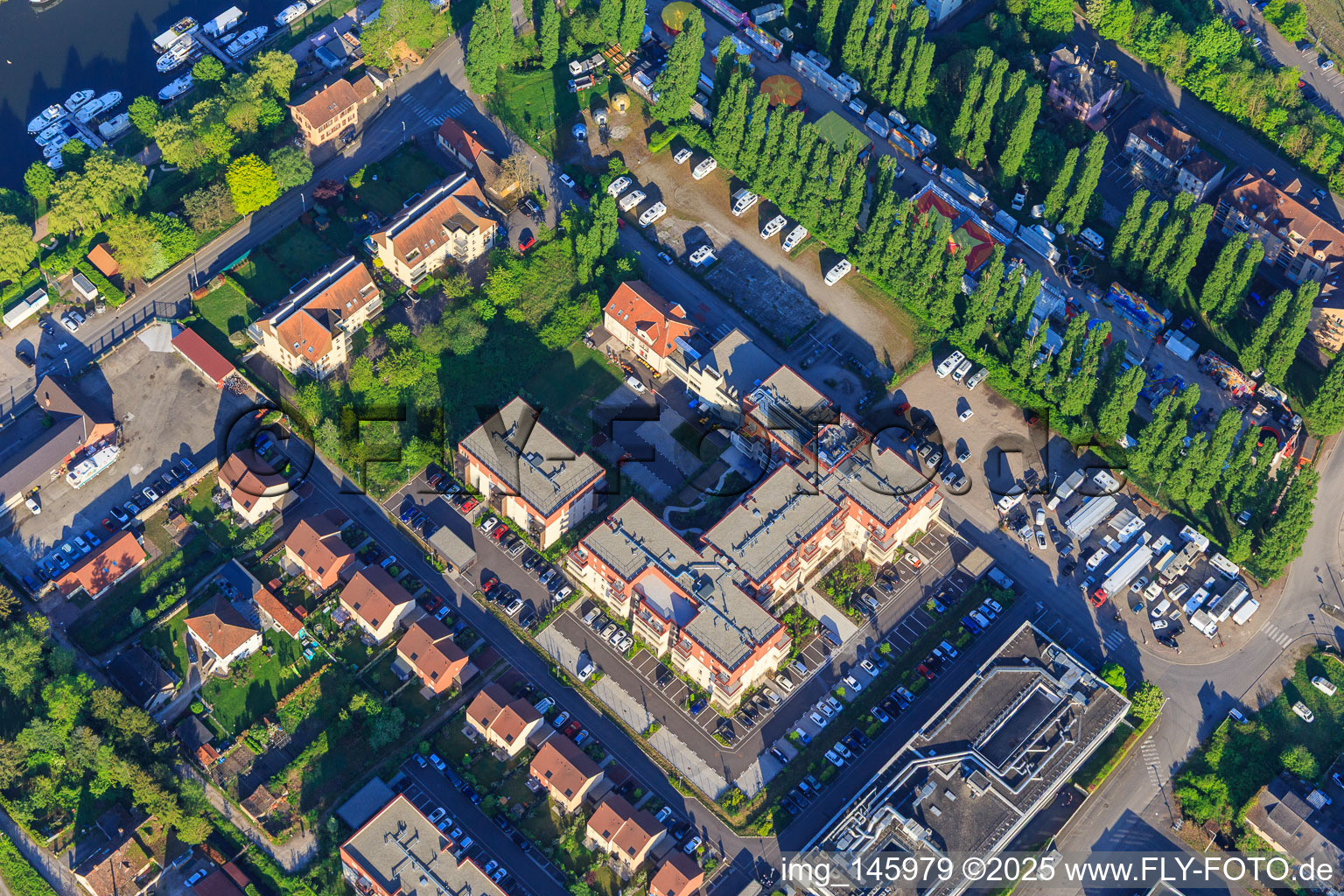 New residential development on Rue Charles Biedermann in Saverne in the state Bas-Rhin, France