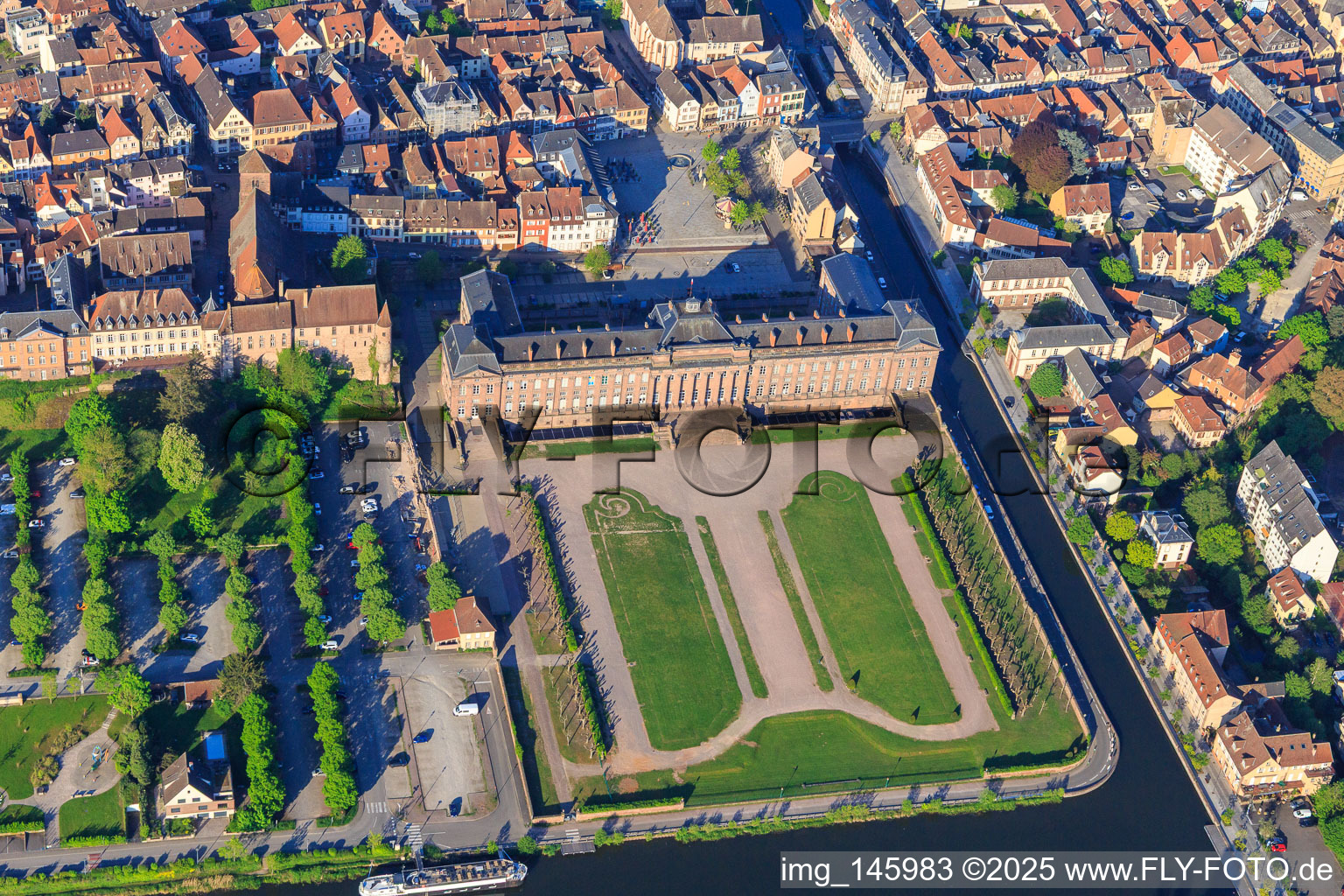 Château des Rohan Castle and Park in Saverne in the state Bas-Rhin, France