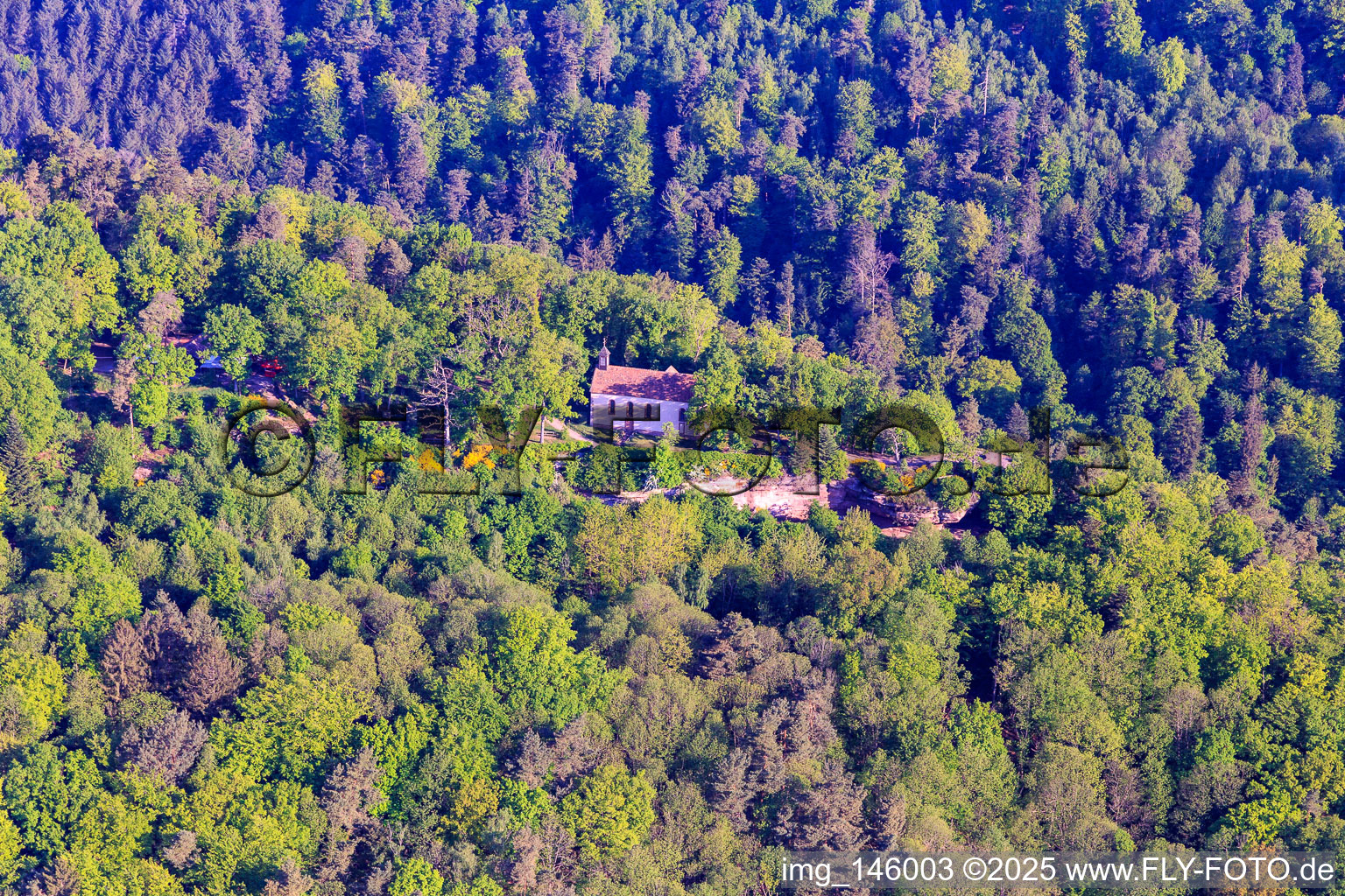 Chapelle Saint-Michel on Mont Saint-Michel in Saint-Jean-Saverne in the state Bas-Rhin, France