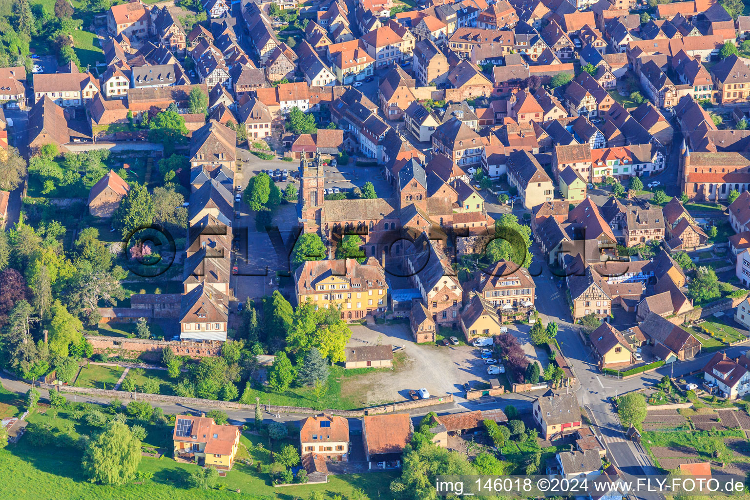 Abbatiale Saint-Pierre-et-Saint-Paul and Association PATRIMOINE in Neuweiler in the state Bas-Rhin, France
