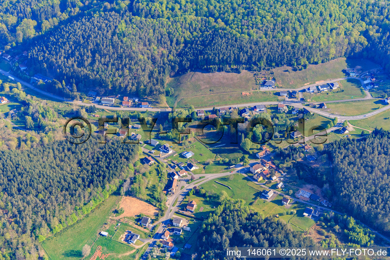 District of Schwangerbach in Reyersviller in the state Moselle, France