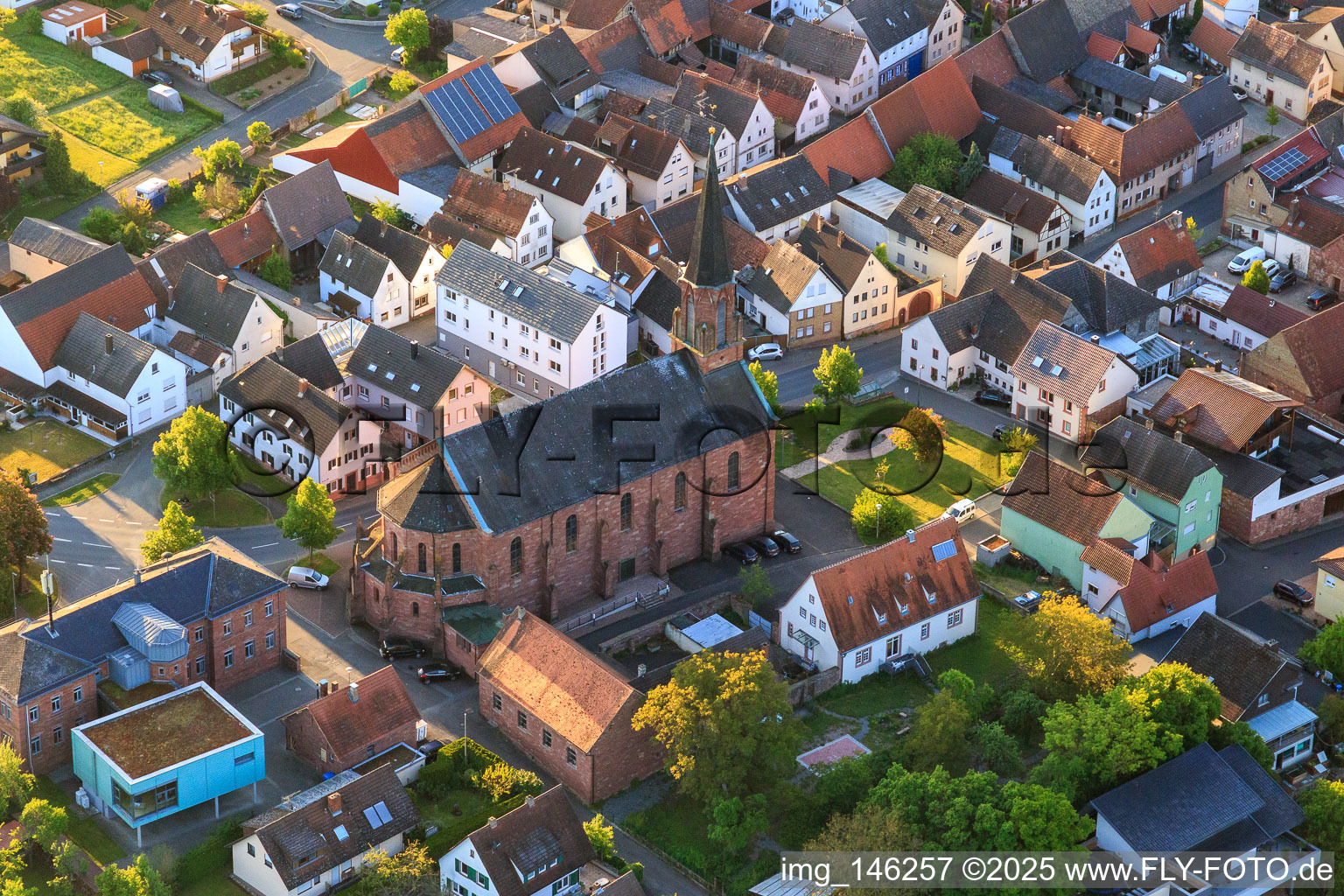 Church of St. Martin in Werbach in the state Baden-Wuerttemberg, Germany