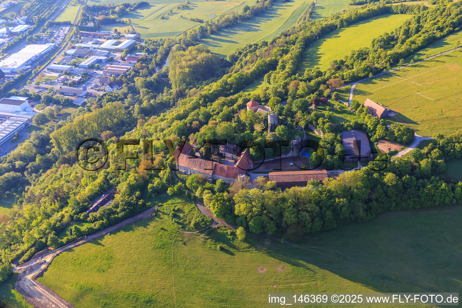 Neuhaus Castle in Igersheim in the state Baden-Wuerttemberg, Germany