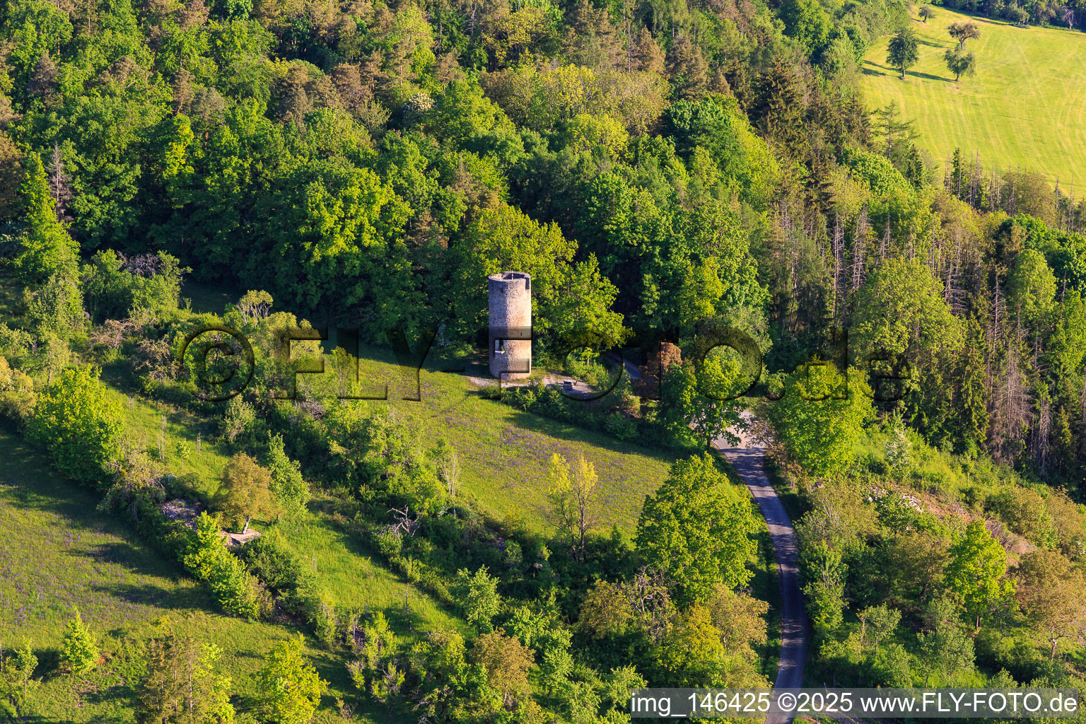 Weikersheim watchtower in Weikersheim in the state Baden-Wuerttemberg, Germany