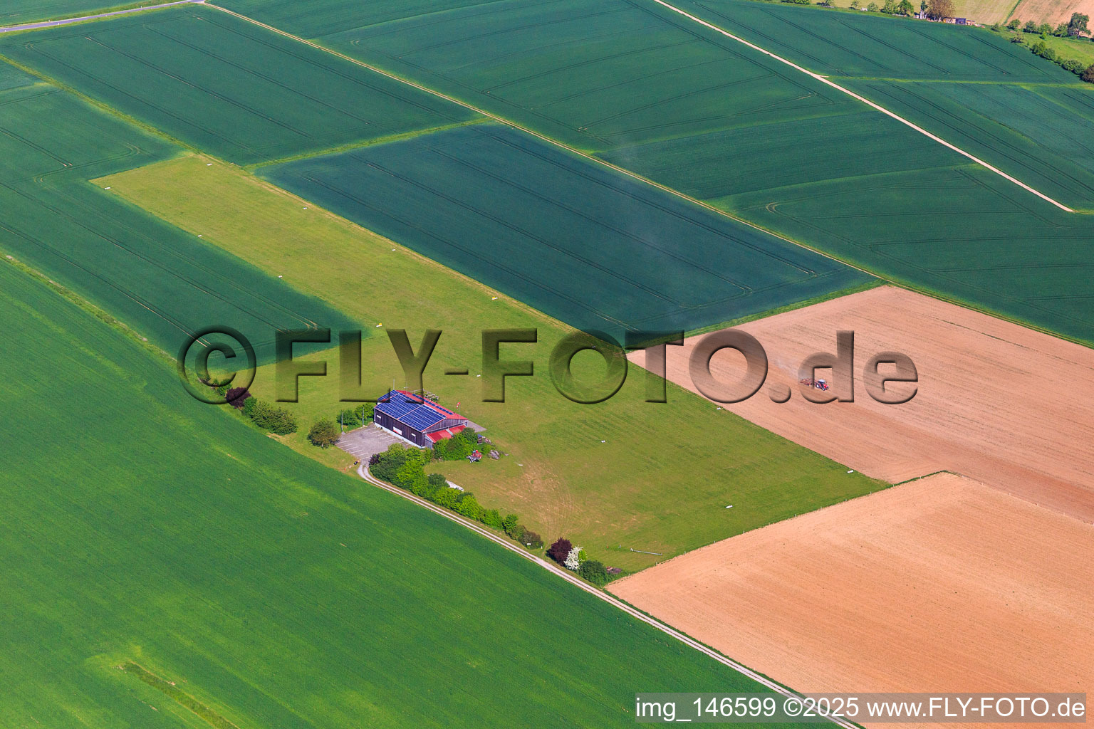 Ultralight airfield Wertheim in the district Sachsenhausen in Wertheim in the state Baden-Wuerttemberg, Germany