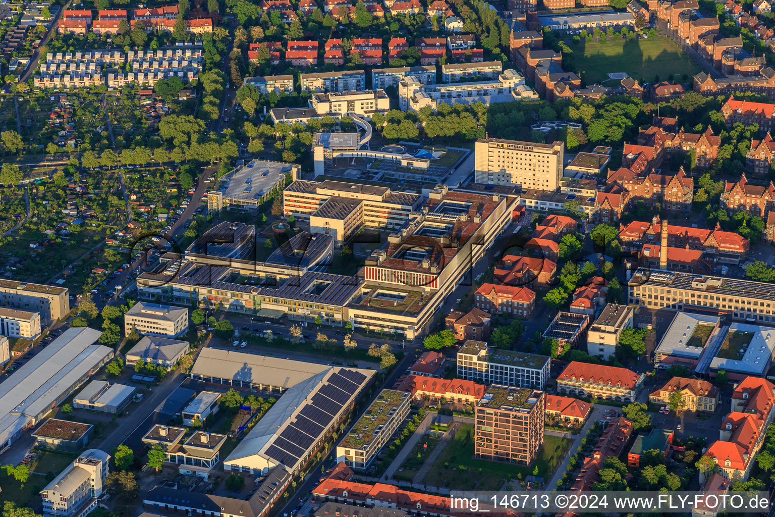 Municipal Hospital in the district Nordweststadt in Karlsruhe in the state Baden-Wuerttemberg, Germany