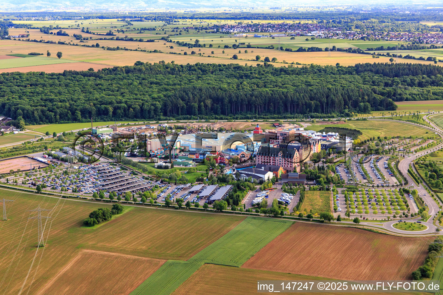 Rulantica around Europapark Rust in Rust in the state Baden-Wuerttemberg, Germany