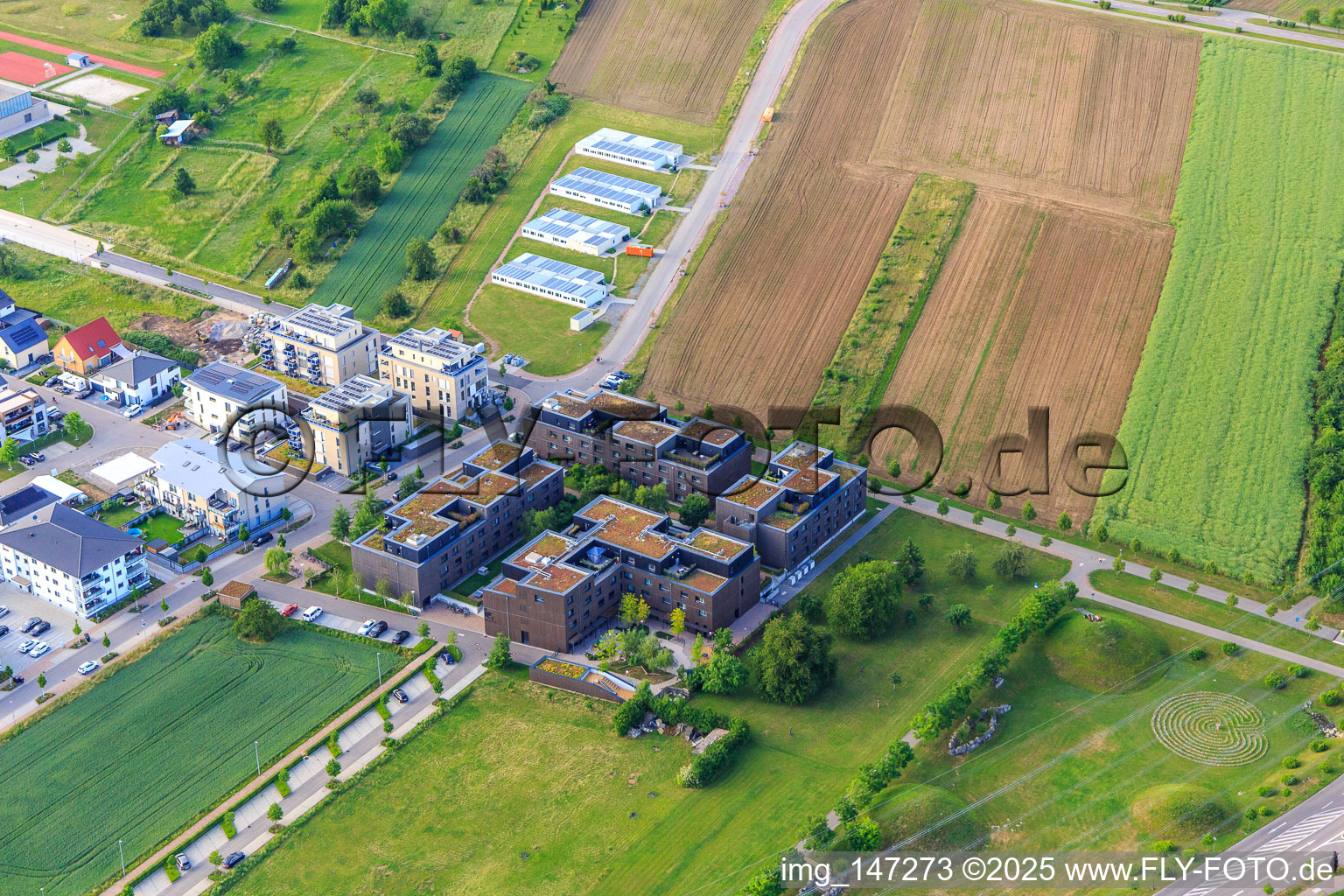 Europa-Park employee housing in Rust in the state Baden-Wuerttemberg, Germany