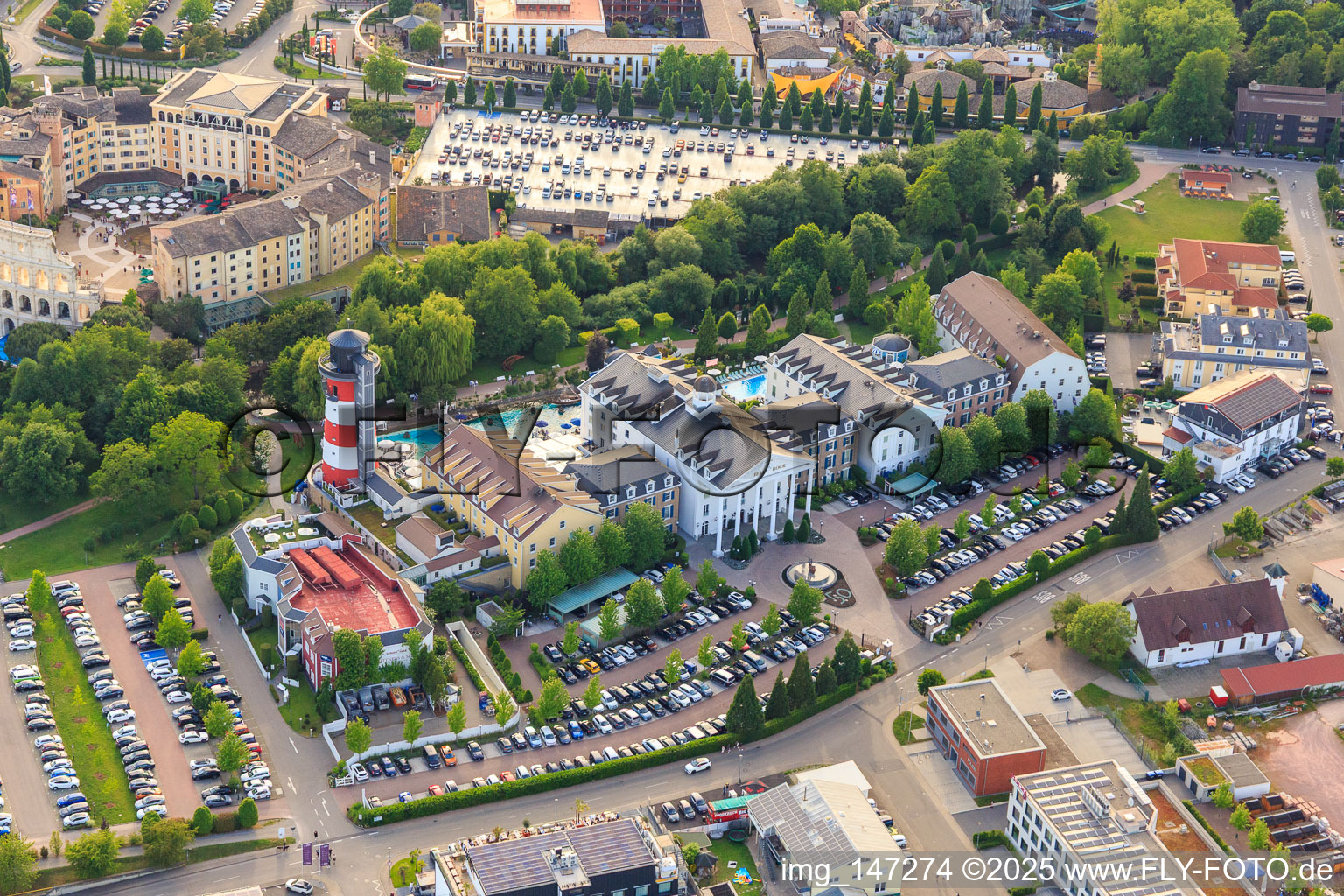 4-star superior adventure hotel "Bell Rock" and Ammolite - The Lighthouse Restaurant in Europa-Park Rust in Rust in the state Baden-Wuerttemberg, Germany