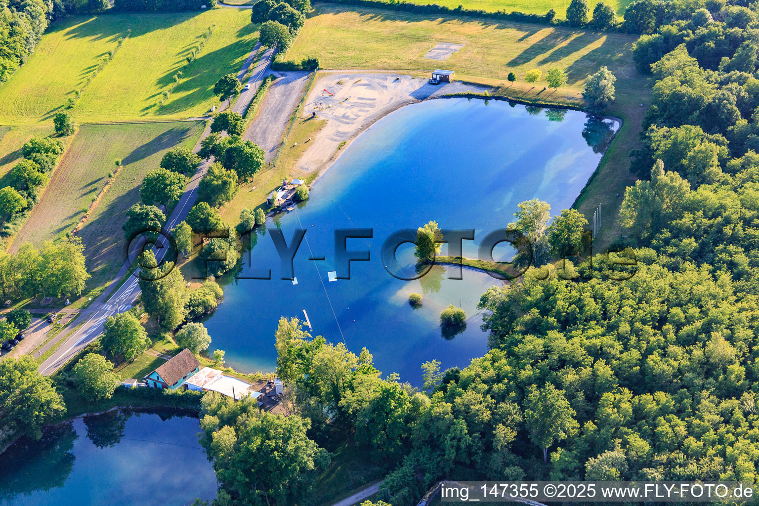 Koba Wake Park in Wittisheim in the state Bas-Rhin, France