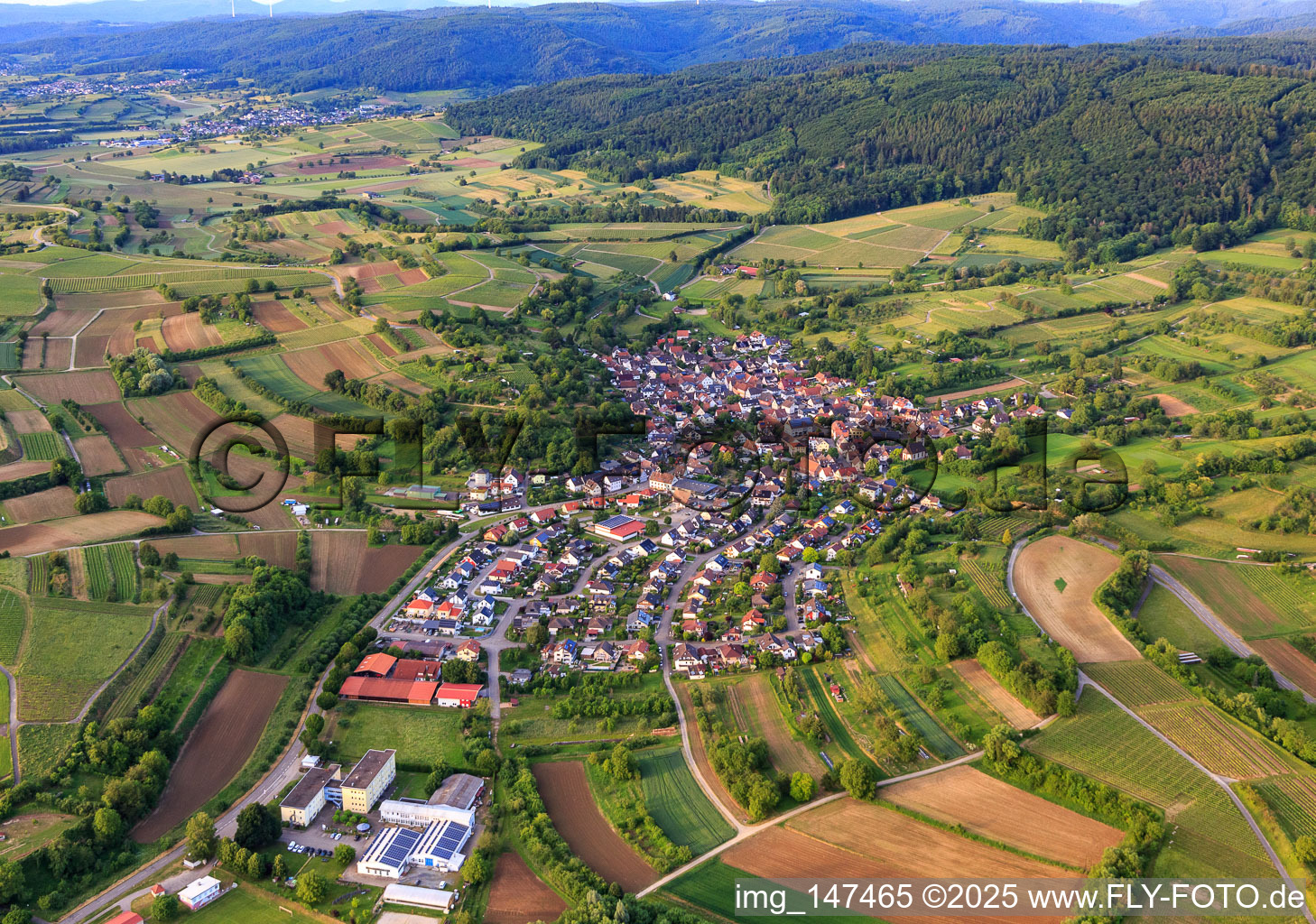 Local overview with rehabilitation clinic in the district Bleichheim in Herbolzheim in the state Baden-Wuerttemberg, Germany