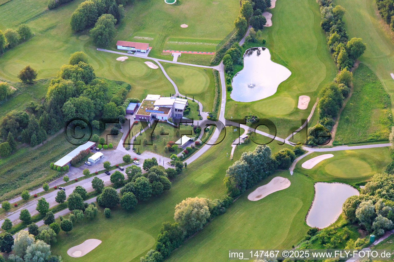 Europa-Park Golf Club Breisgau with Rebland the Restaurant in the district Tutschfelden in Herbolzheim in the state Baden-Wuerttemberg, Germany