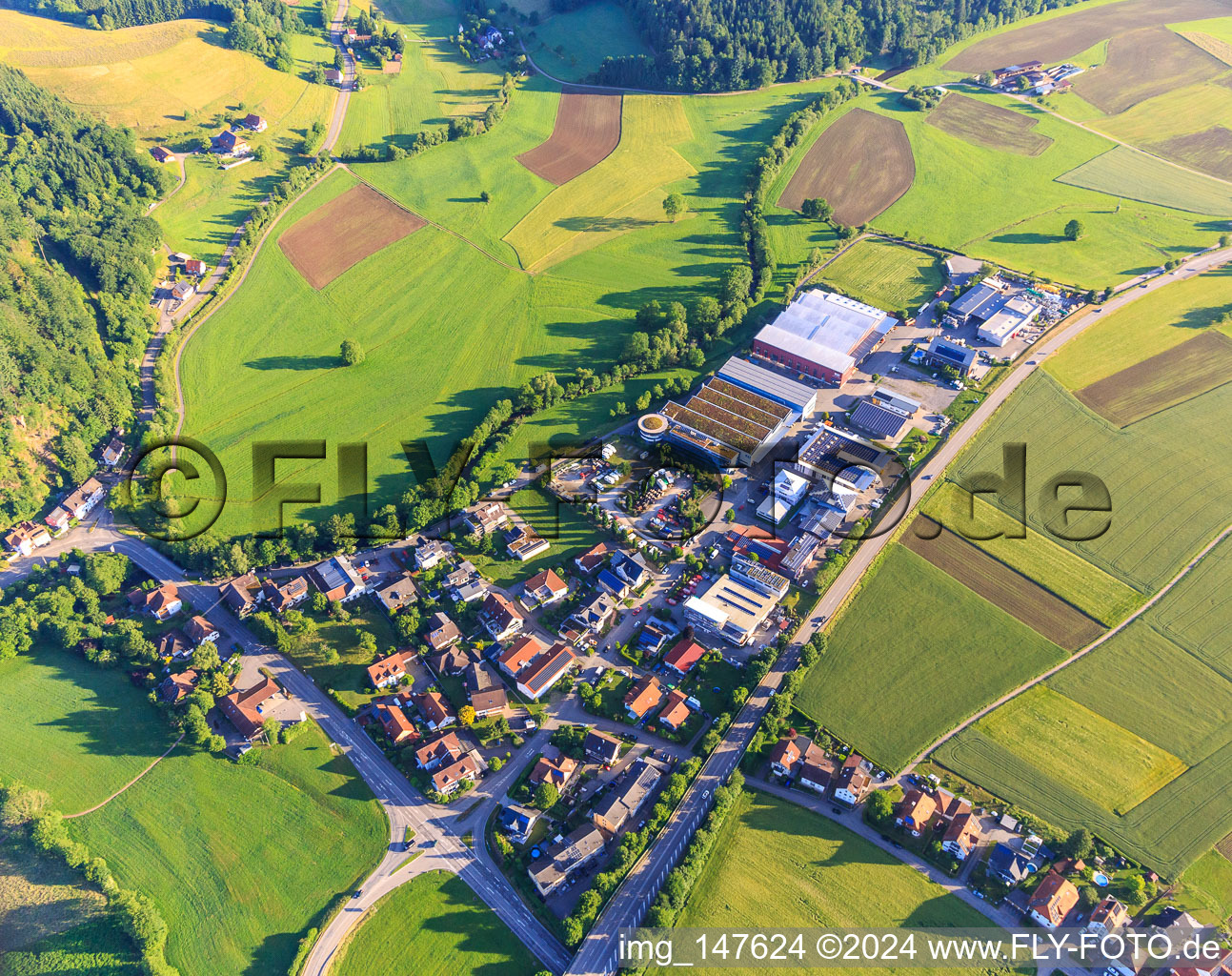 At the tunnel with Wasserkraft Volk AG, Deco Point Mayer and Götz + Moriz GmbH - Building materials in Gutach im Breisgau in the state Baden-Wuerttemberg, Germany
