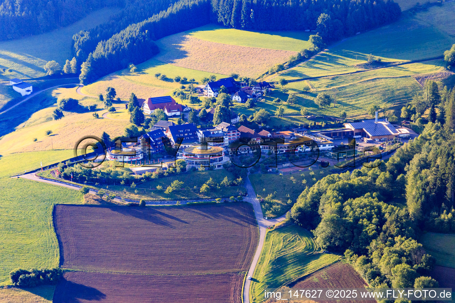 Elztalhotel with round indoor pool in the district Rüttlersberg in Winden im Elztal in the state Baden-Wuerttemberg, Germany
