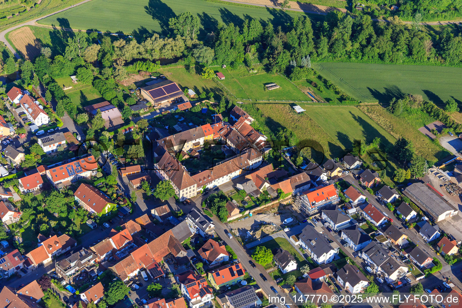 Monastery Wonnental in the district Wonnental in Kenzingen in the state Baden-Wuerttemberg, Germany