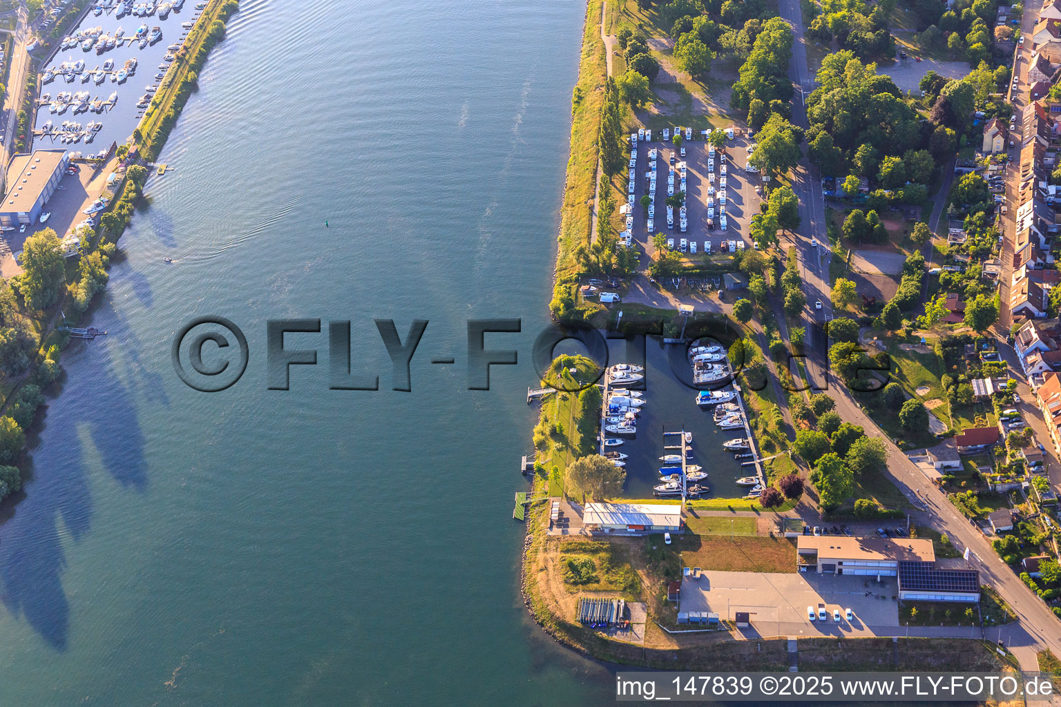MYC Marina Breisach am Rhein in Breisach am Rhein in the state Baden-Wuerttemberg, Germany
