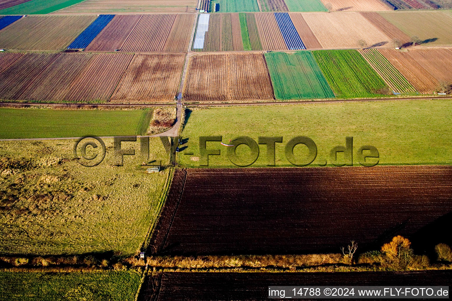 Drone image of Winden in the state Rhineland-Palatinate, Germany