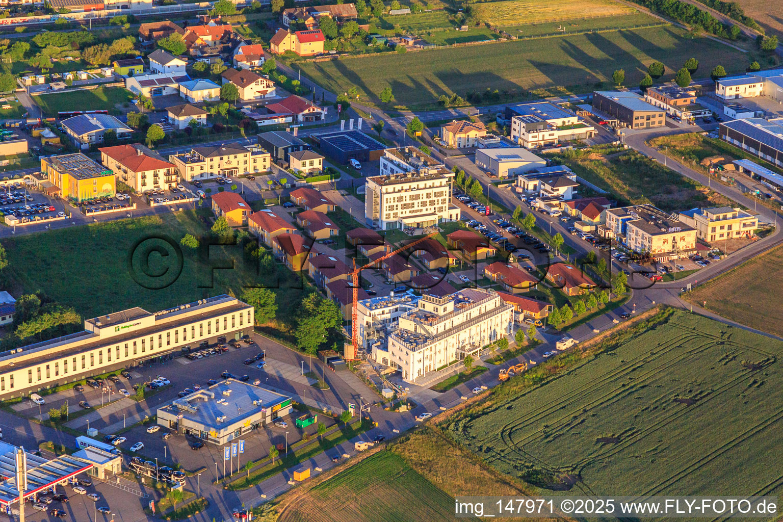 Hotel Babylon Royal & Spa and Hotel Holiday Inn Express Ringsheim in Ringsheim in the state Baden-Wuerttemberg, Germany