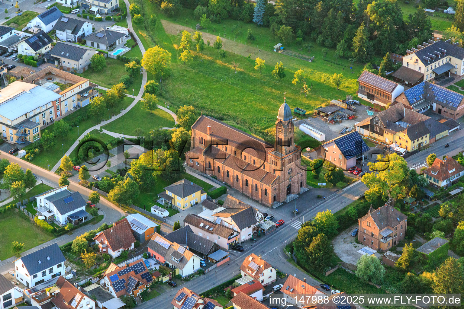 Church of St. Leopold in Mahlberg in the state Baden-Wuerttemberg, Germany