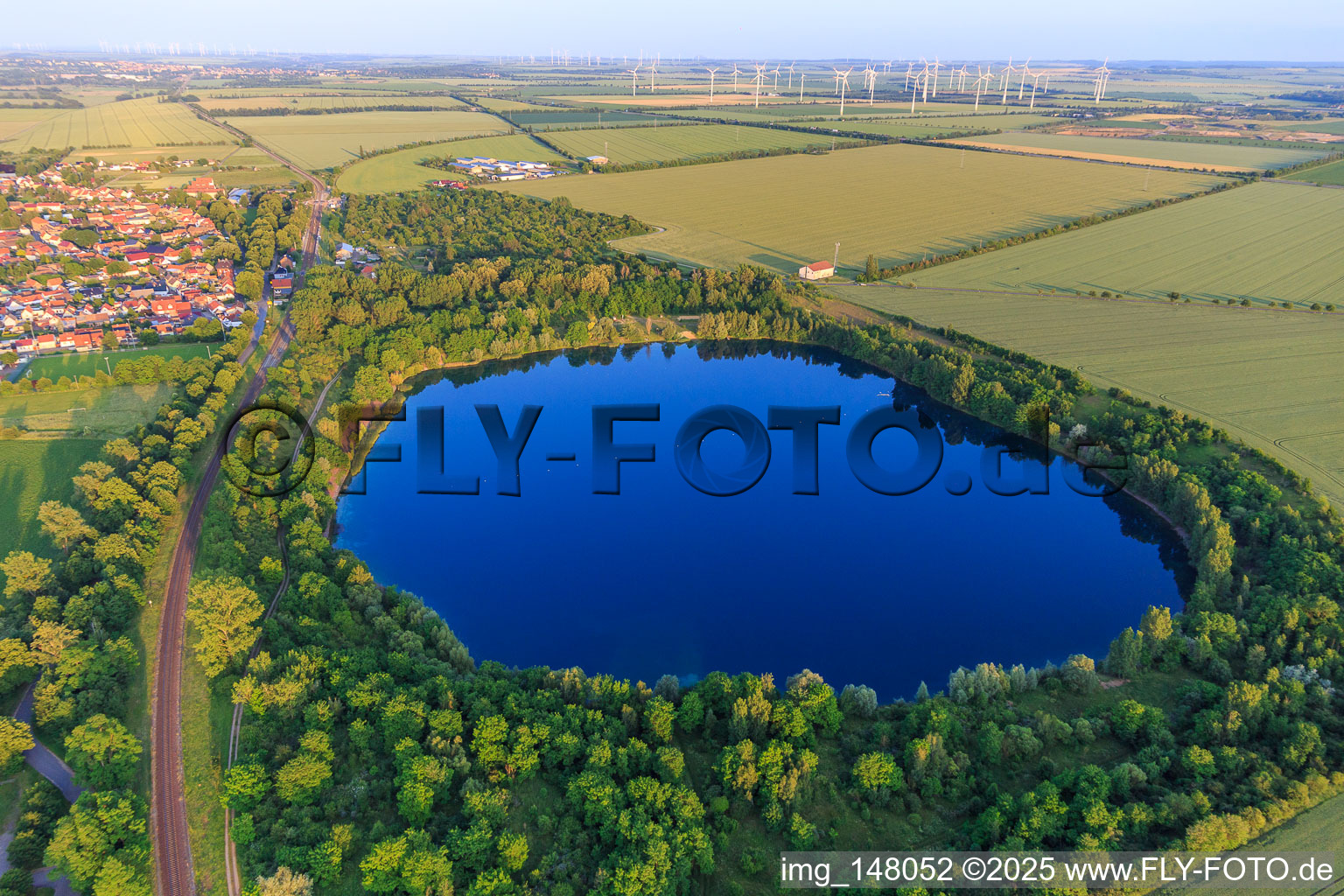 Froser Lake in the district Frose in Seeland in the state Saxony-Anhalt, Germany