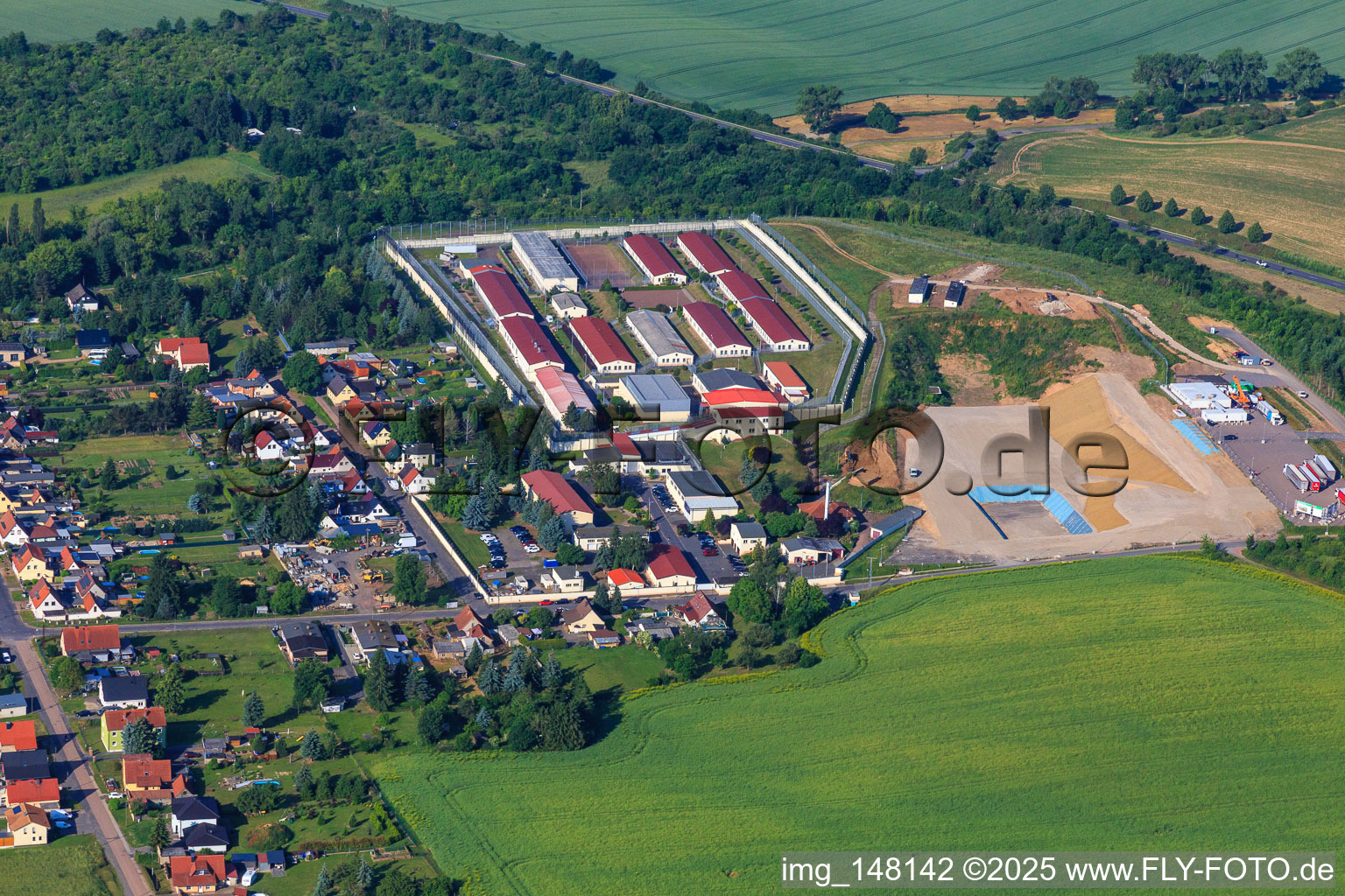Correctional facility Volkstedt in the district Volkstedt in Eisleben in the state Saxony-Anhalt, Germany
