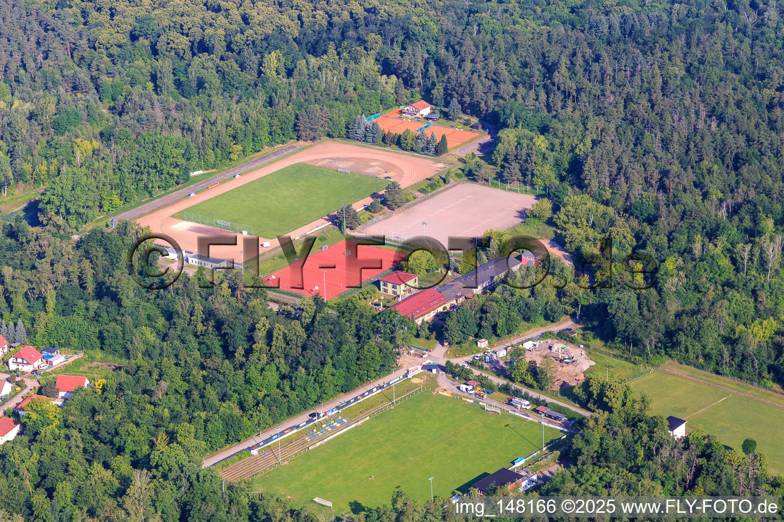 FC Hettstedt sports fields in Hettstedt in the state Saxony-Anhalt, Germany