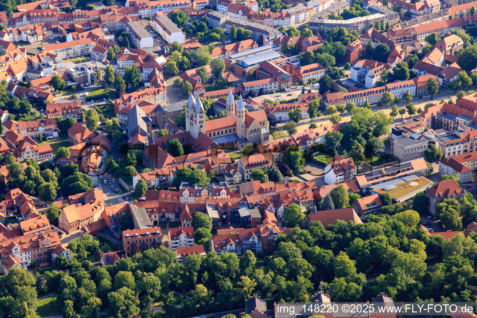 Church of Our Lady (Evangelical Reformed Church) on the Cathedral Square in the district Diocese Halberstadt in Halberstadt in the state Saxony-Anhalt, Germany