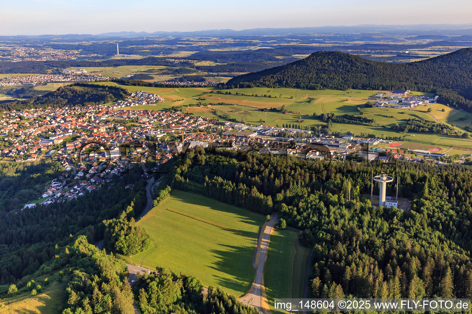 View of the town from the east in Gosheim in the state Baden-Wuerttemberg, Germany