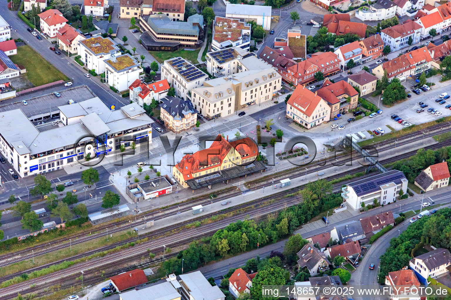 HOTEL Train Station Balingen in Balingen in the state Baden-Wuerttemberg, Germany