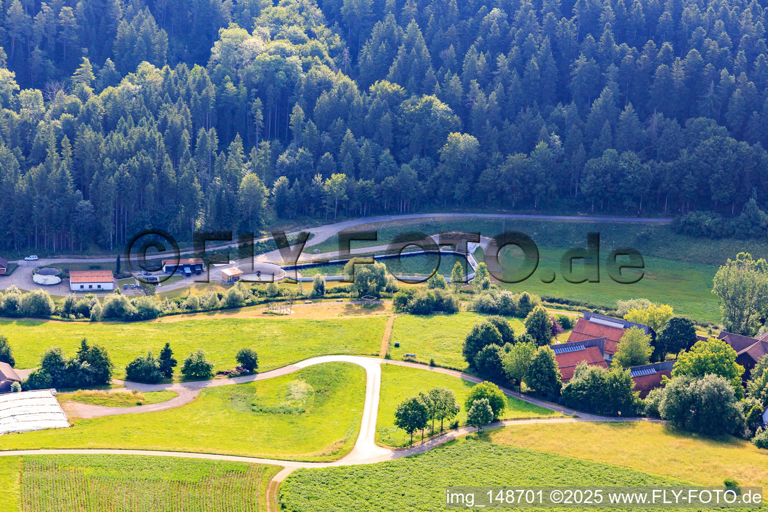 Sewage treatment plant in the district Fluorn in Fluorn-Winzeln in the state Baden-Wuerttemberg, Germany
