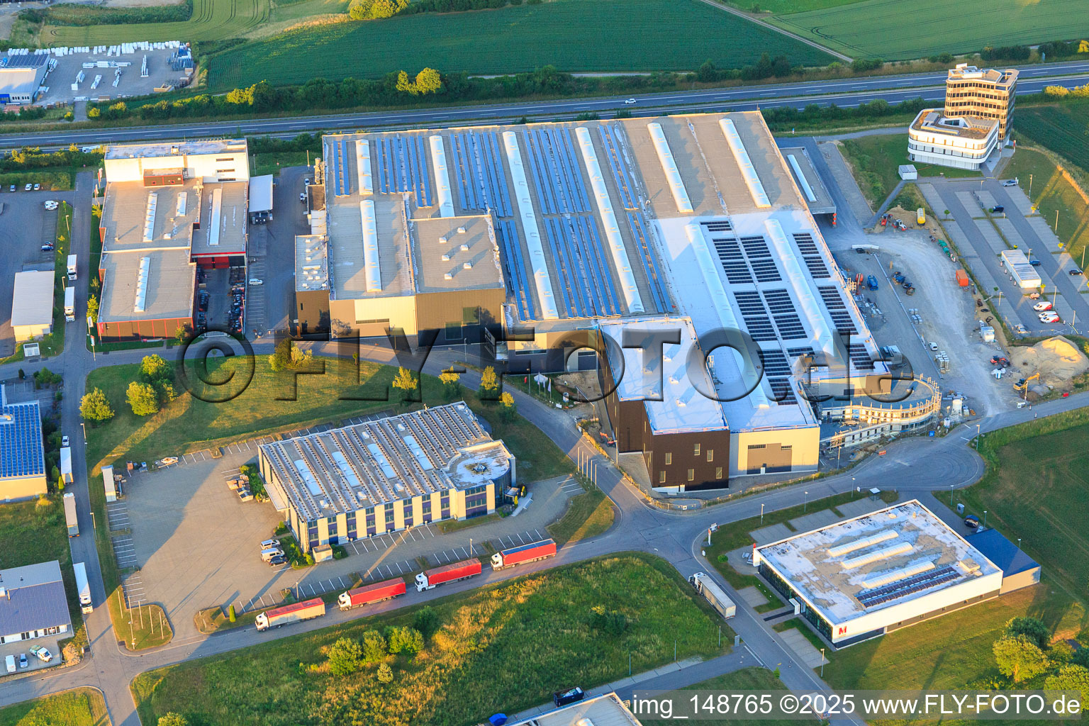 Bucher Stahlhandel GmbH, BAH Personaldienste GmbH, weisenburger bau GmbH, acp systems AG and ACI Systems GmbH and Müller Hydraulik GmbH in Zimmern ob Rottweil in the state Baden-Wuerttemberg, Germany