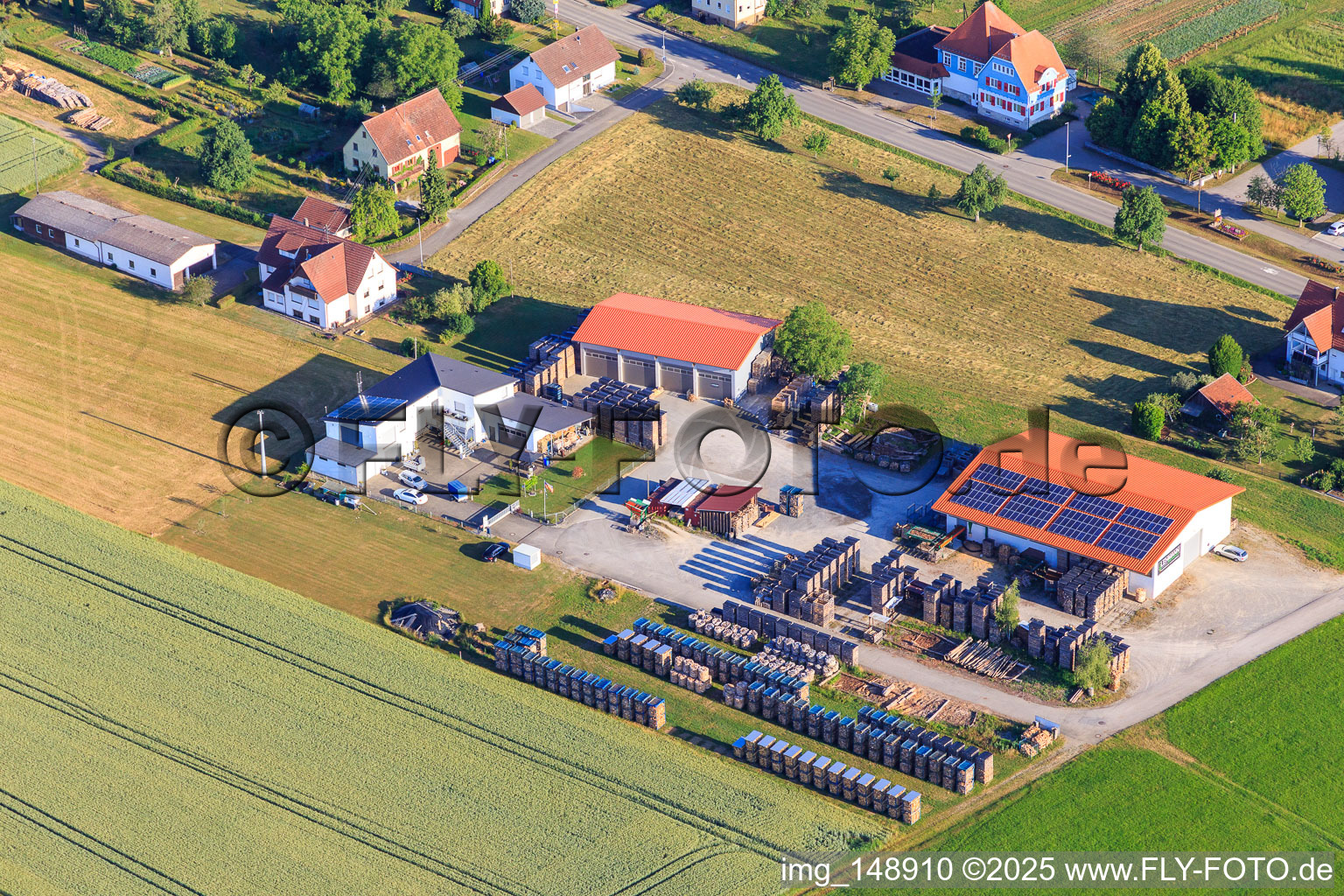 Firewood Lehmann in the district Brittheim in Rosenfeld in the state Baden-Wuerttemberg, Germany