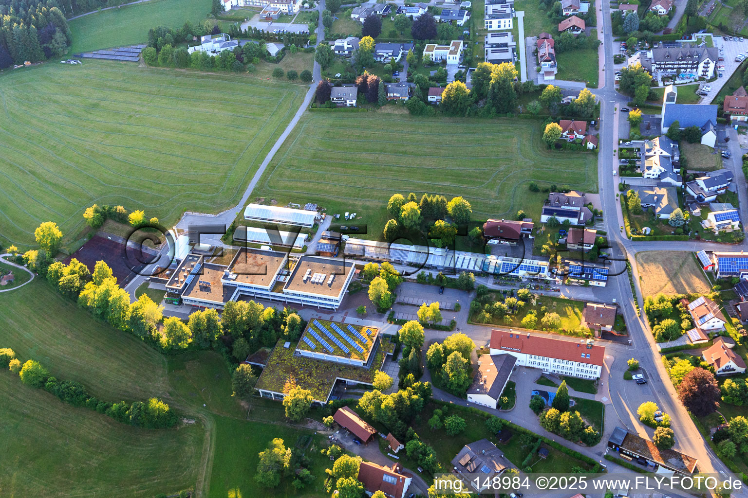 Community school Loßburg and gymnasium and festival hall Loßburg in Loßburg in the state Baden-Wuerttemberg, Germany