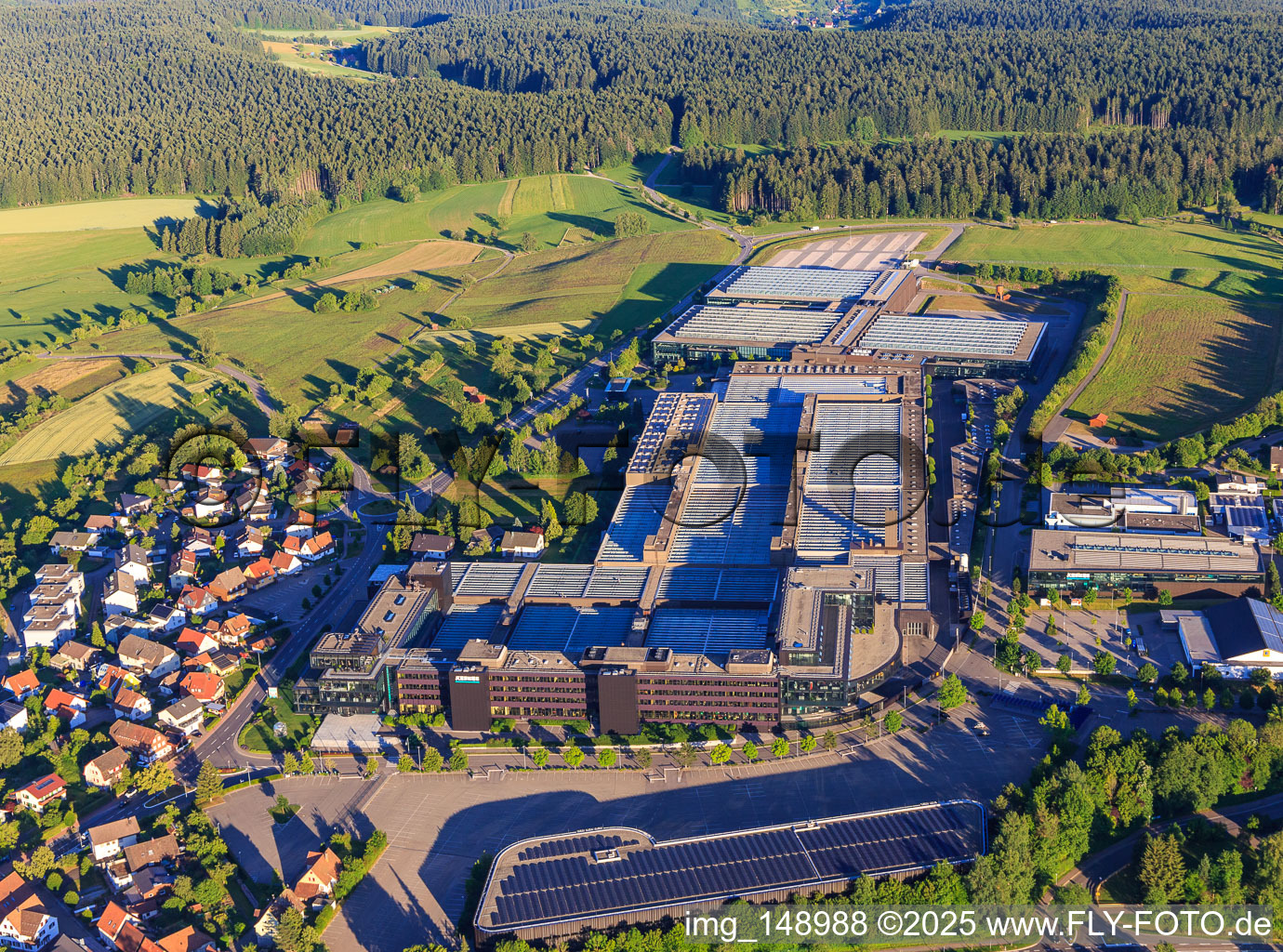 Company premises of ARBURG GmbH + Co KG from Norden in Loßburg in the state Baden-Wuerttemberg, Germany