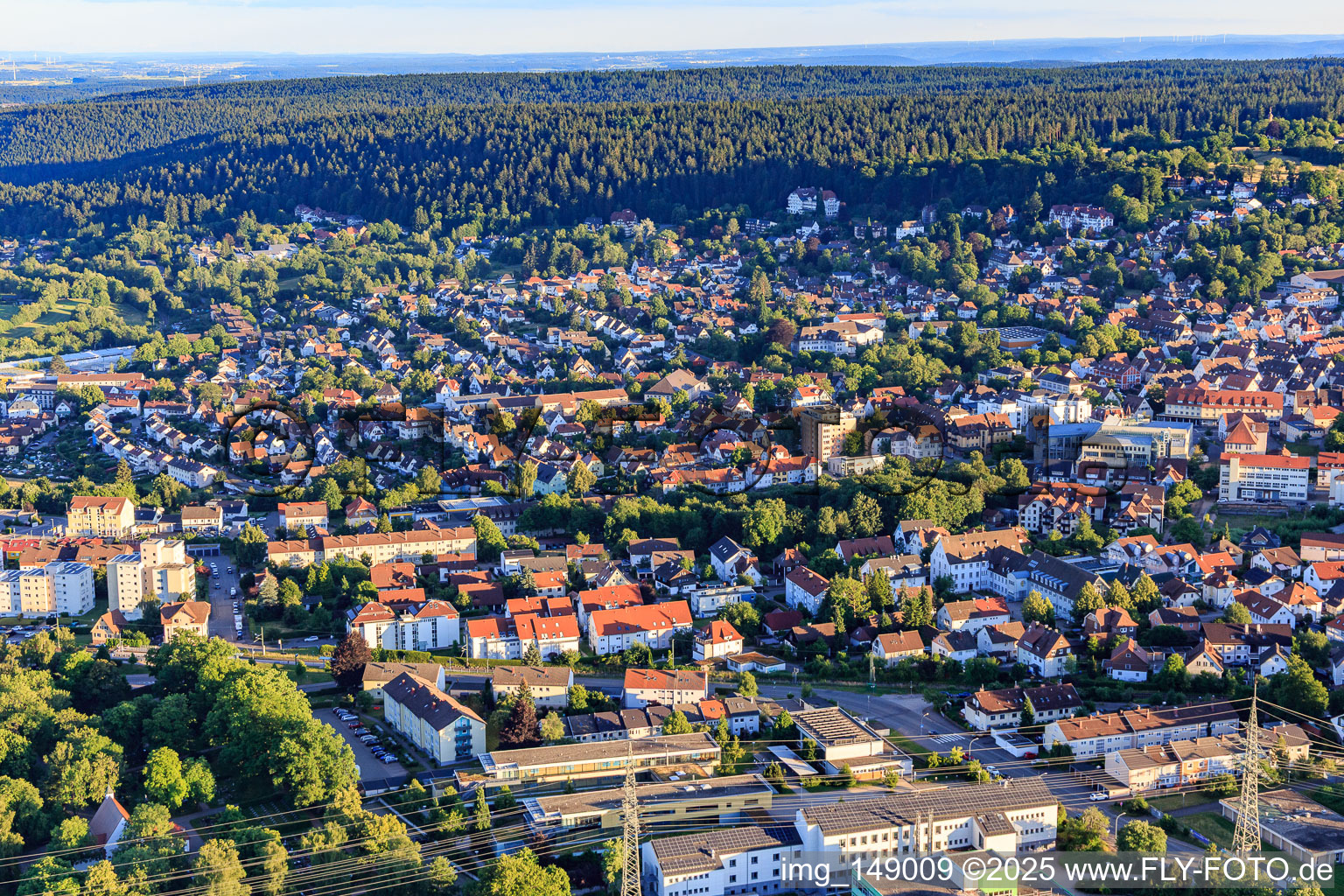 King William Street in Freudenstadt in the state Baden-Wuerttemberg, Germany