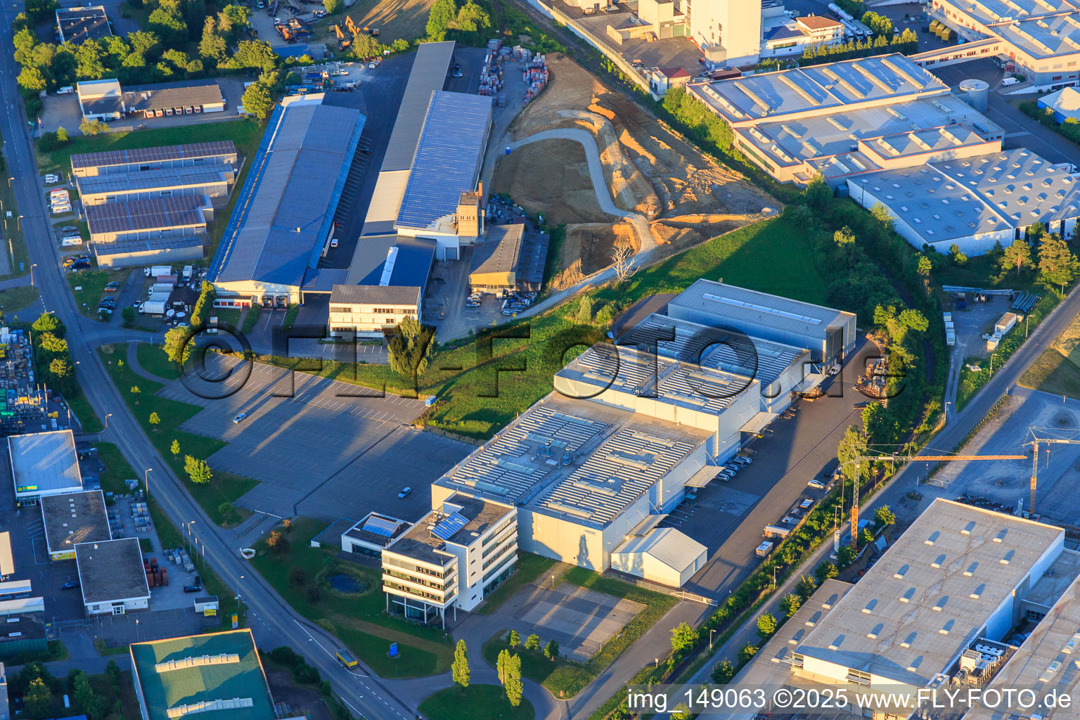 Maschinenfabrik Lauffer GmbH & Co. KG in the district Obertalheim in Horb am Neckar in the state Baden-Wuerttemberg, Germany