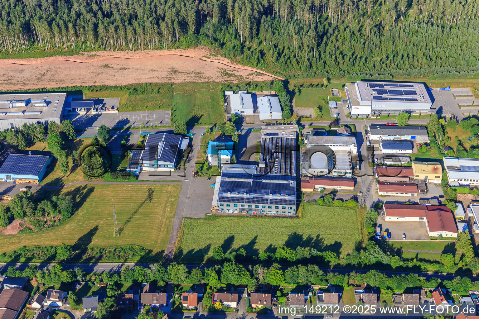 AZ Armaturen GmbH, HENNgineered GmbH & Co. KG and Hinzsch Schaumstofftechnik GmbH & Co. KG in Mönchweiler in the state Baden-Wuerttemberg, Germany